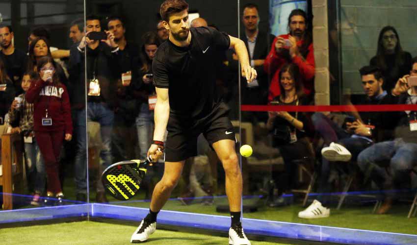 celebrities playing padel