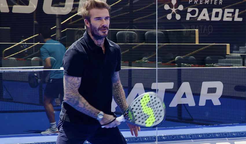 celebrities playing padel