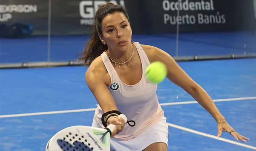 celebrities playing padel