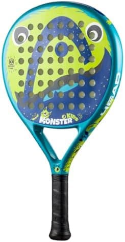 41IgCcW9QML._AC_.jpg HEAD Monster Kids 2024 Padel Racket Blue/Green - Image 2