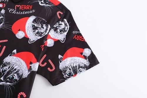 Christmas Mens Polo Shirts Funny Golf Shirts for Men Performance Moisture Wicking Quick Dry Athletic Short Sleeve Shirts - Image 6