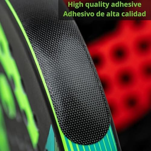511B6gr9SkL._AC_.jpg padel racket protector, black, rugged finish (pack of 2), padel frame, black padel protector for maximum protection, padel racket protector - Image 3