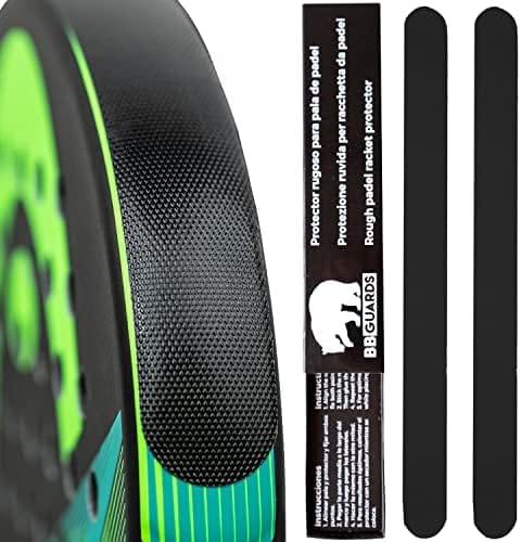 51uiHZzHXyL._AC_.jpg padel racket protector, black, rugged finish (pack of 2), padel frame, black padel protector for maximum protection, padel racket protector - Image 2